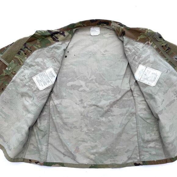 ARMY Combat Uniform Coat size Medium Short MultiCam OCP Military Jacket - Picture 3 of 11